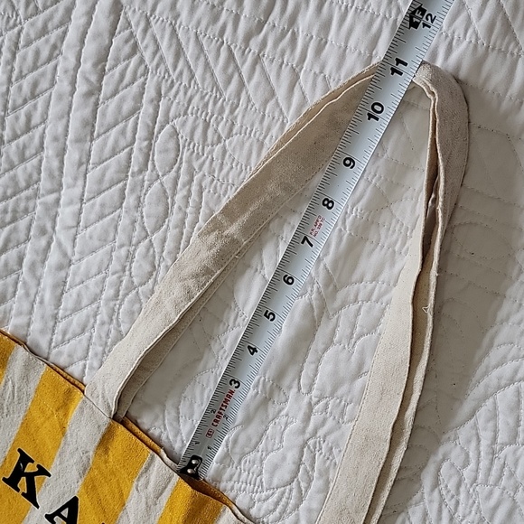 Kalalou Mushroom 100% Cotton Canvas Shoulder Bag One Size - Picture 5 of 8